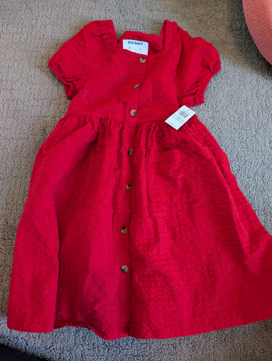 Old Navy red summer dress - 5T, Kids 5/5T (extra small)