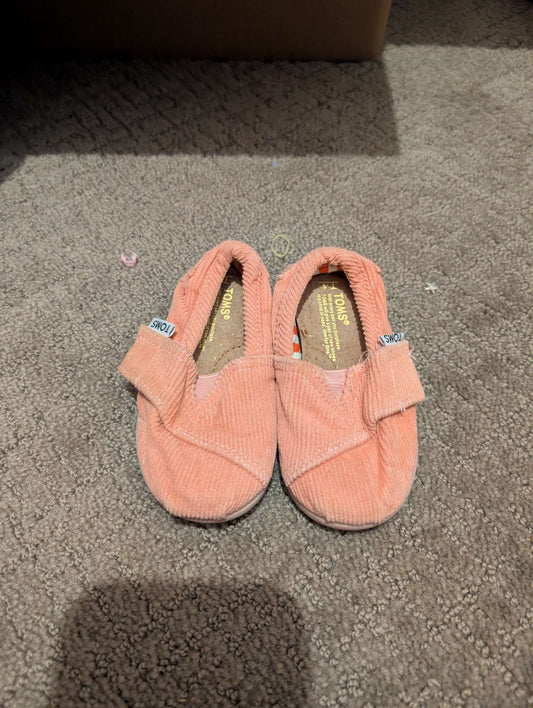 Pink toms - t4, Shoes 4 (Baby: 0-12 mth)