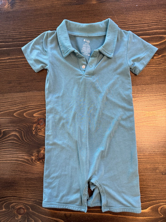 Kyte Baby Collar Short Romper, Kids 18 Month (12-18M)