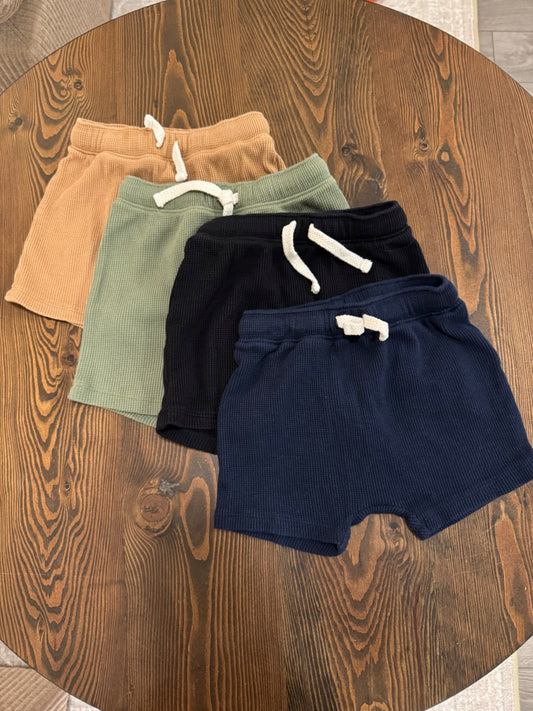 4 Pack old navy waffle shorts, Kids 18 Month (12-18M)