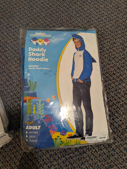 Baby Shark, Mommy Shark & Daddy Shark Halloween Costumes, Kids 9 Month (6-9M)
