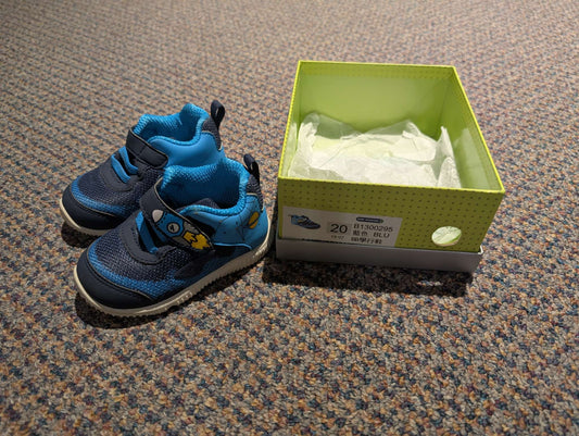 3 pairs shoes (blue) , Shoes 5 (Walkers:12-24 mth)