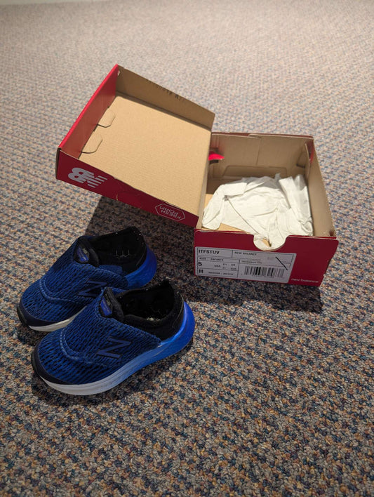 Blue new balance , Shoes 5 (Walkers:12-24 mth)