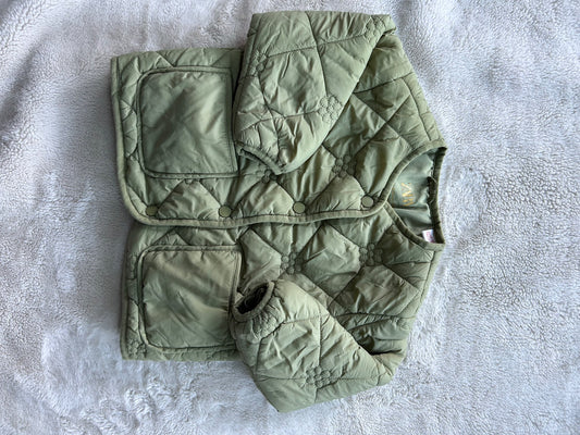 Zara quilted jacket, Kids 24 Month (18-24M)
