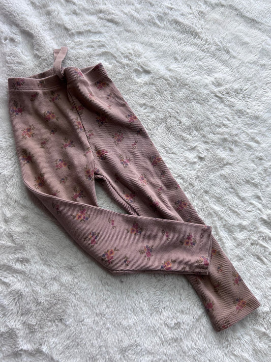 2 to 3 brown floral Zara leggings , Kids 3T
