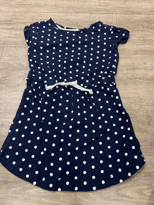 Gap 4/5T Navy polka dot dress, Kids 4/4T