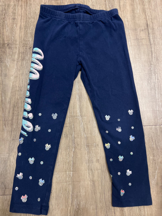 *Disney 4T navy Minnie Mouse pants , Kids 4/4T
