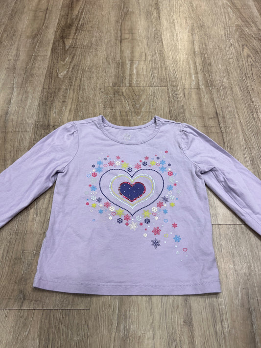 *children’s place Purple Heart shirt 4T, Kids 4/4T