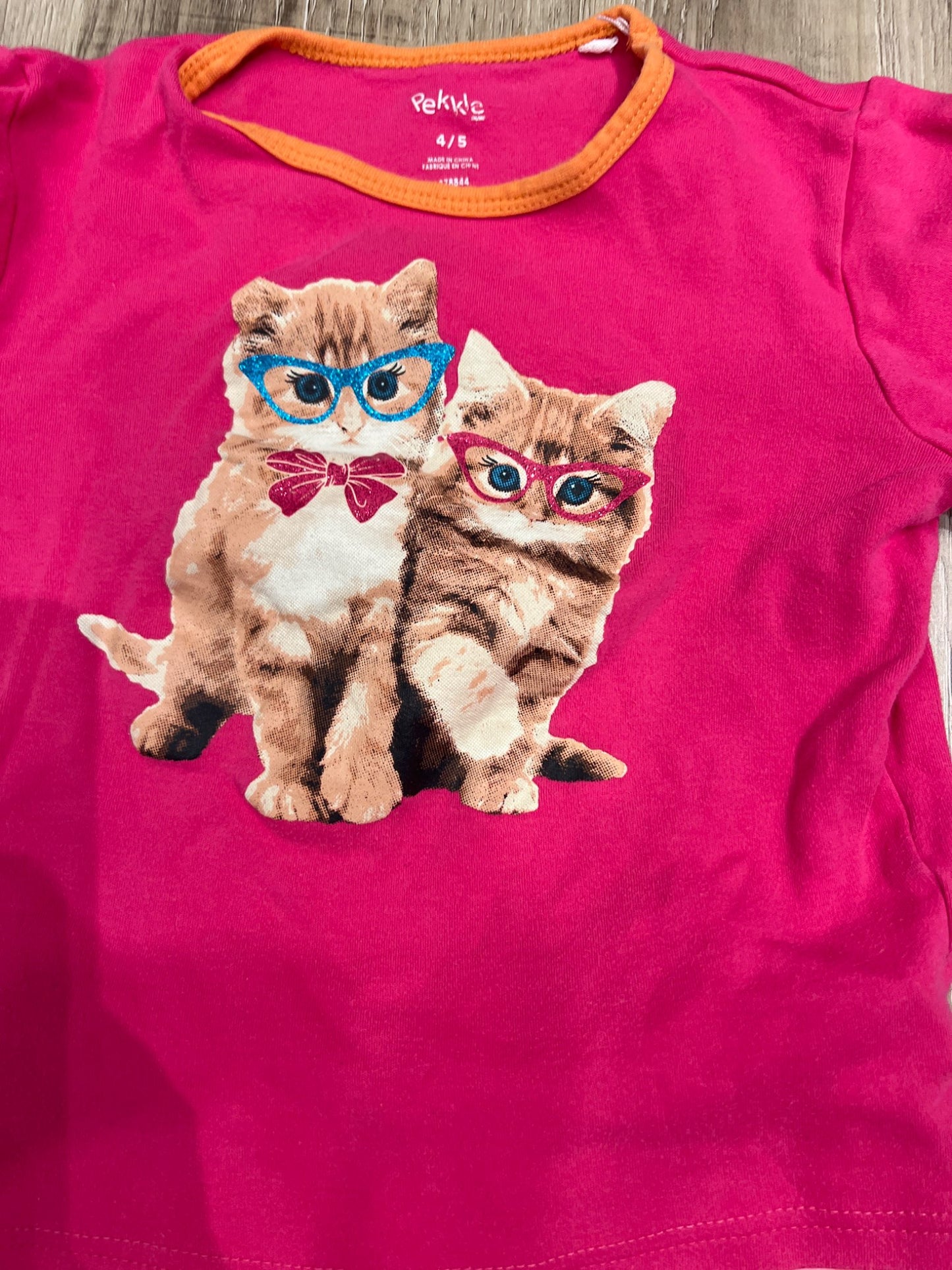 *Pekkle size 4T cat pajama set, Kids 4/4T