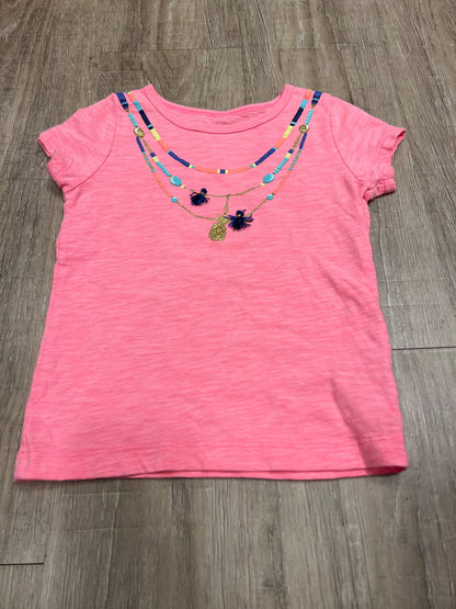 *3T Carters necklace pink shirt, Kids 3T