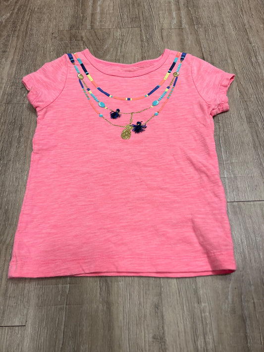 *3T Carters necklace pink shirt, Kids 3T