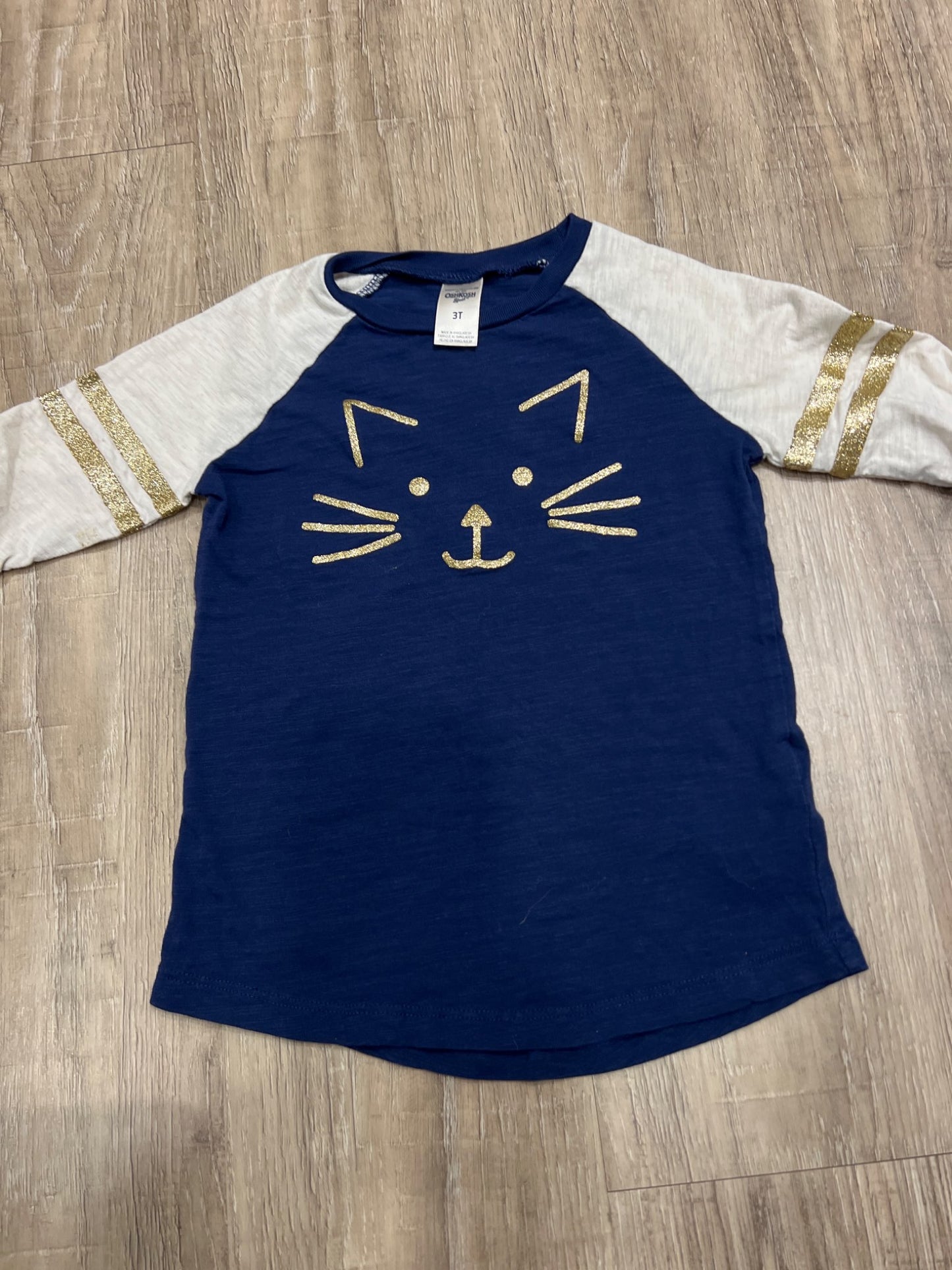 *Osh kosh 3T cat shirt, Kids 3T
