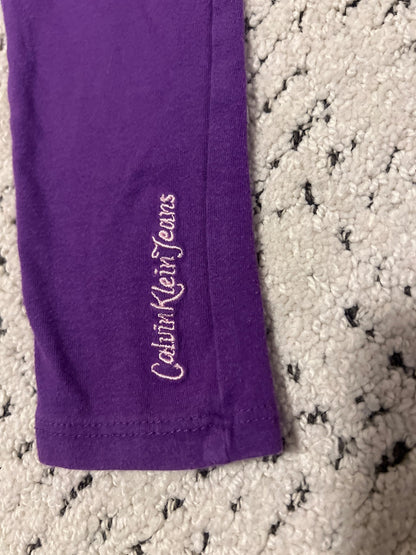 *Calvin Klein 3T purple capri leggings , Kids 3T