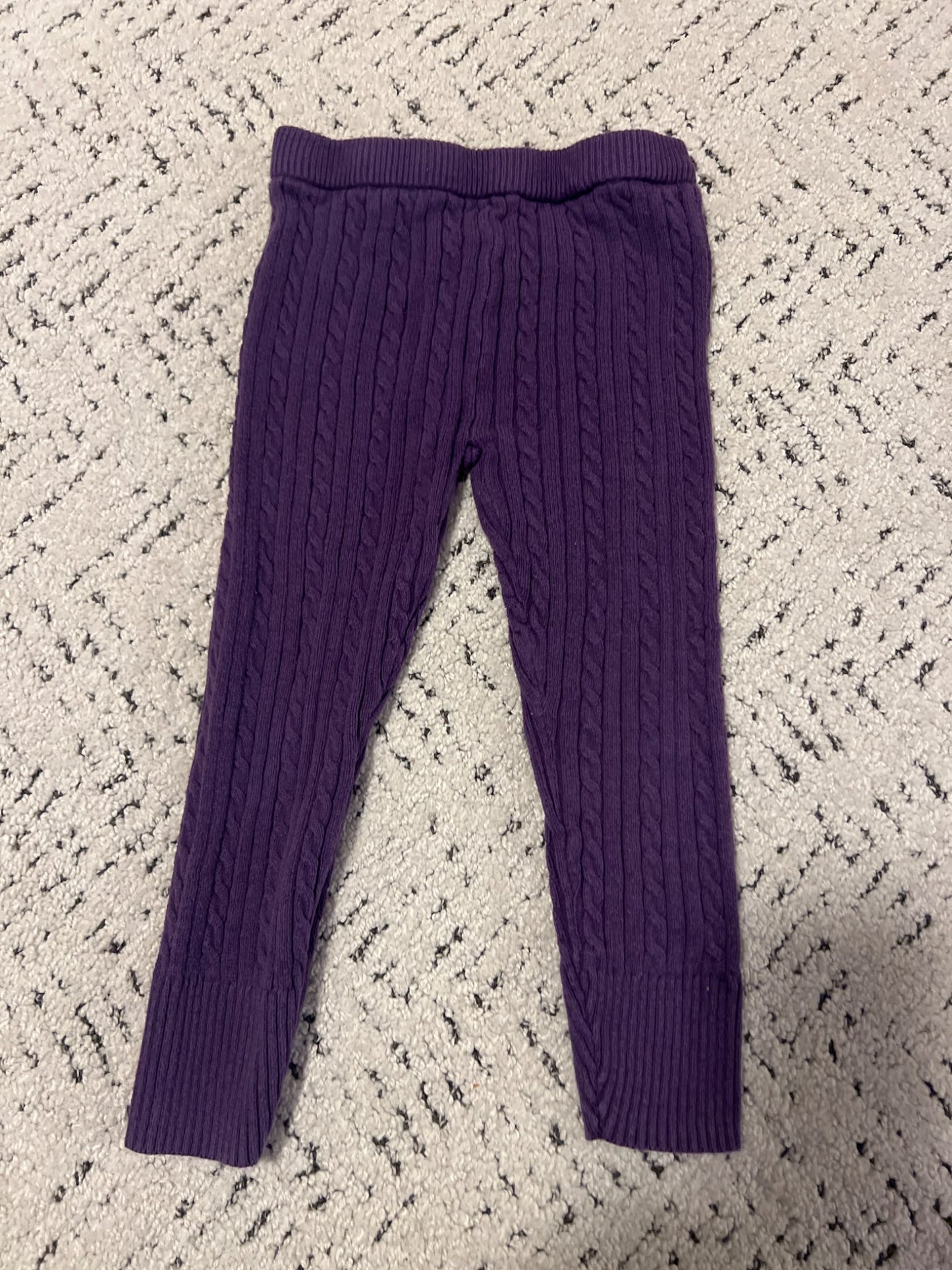 *Joe fresh 3T cable knit purple pants, Kids 3T