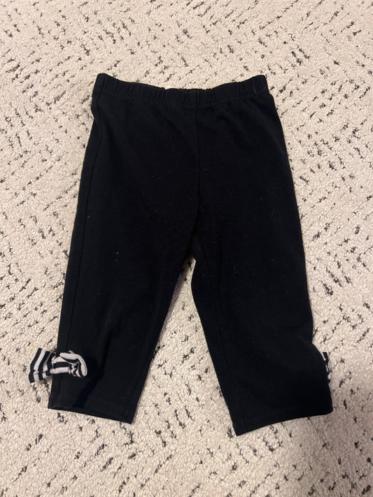*3T black capri with bow , Kids 3T