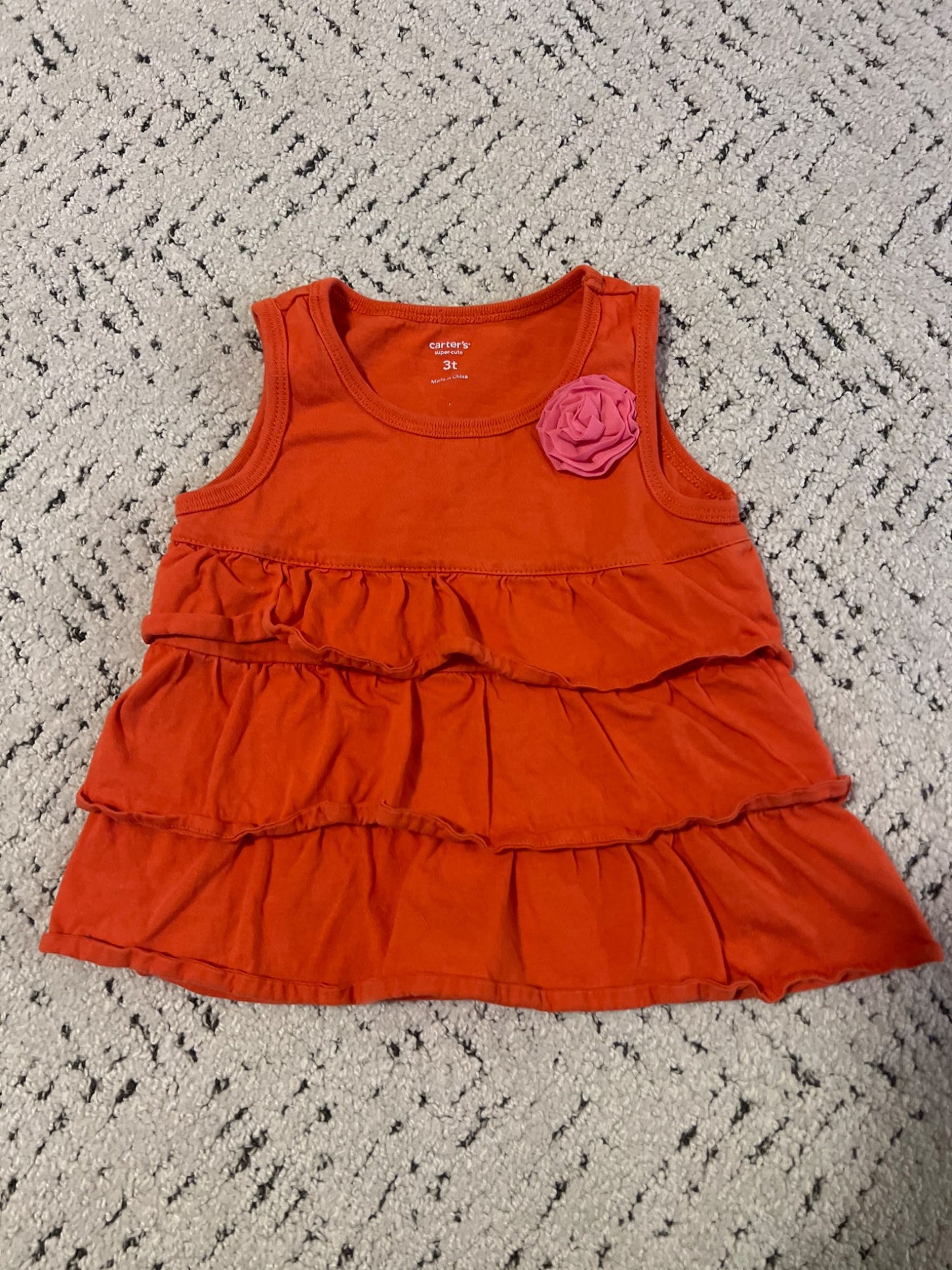 *Carters 3T ruffle tank top, Kids 3T