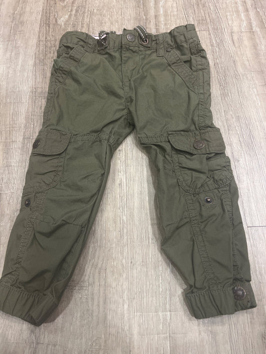 *Joe fresh 2T green summer cargo pants, Kids 2T