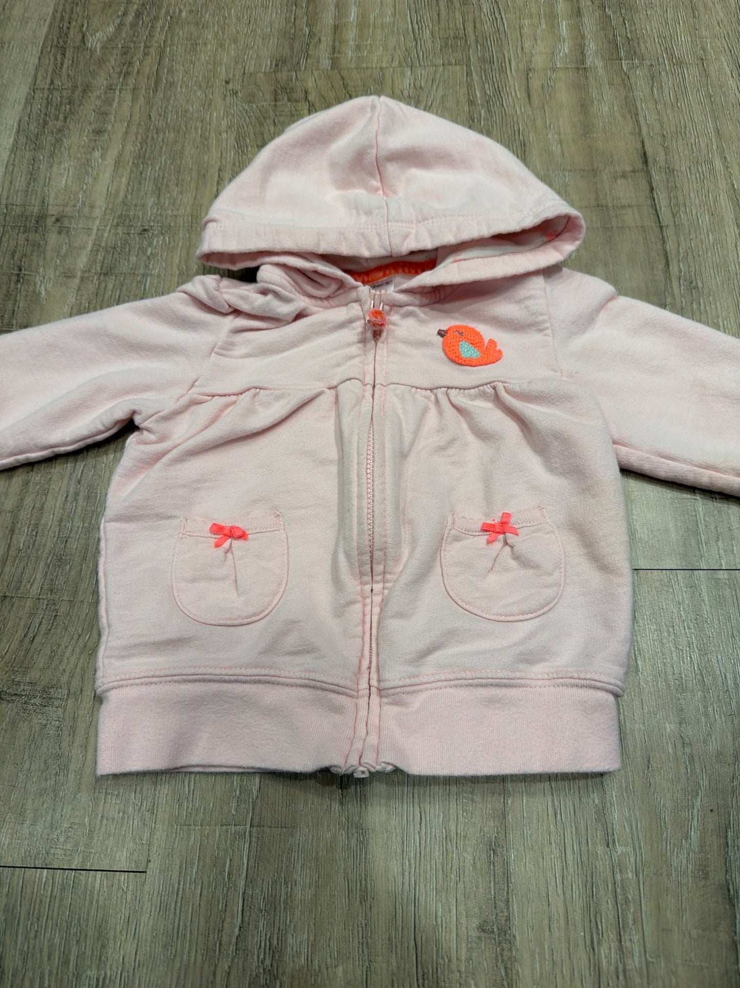 *Carters 12 month pink sweater with pockets , Kids 12 Month (9-12M)