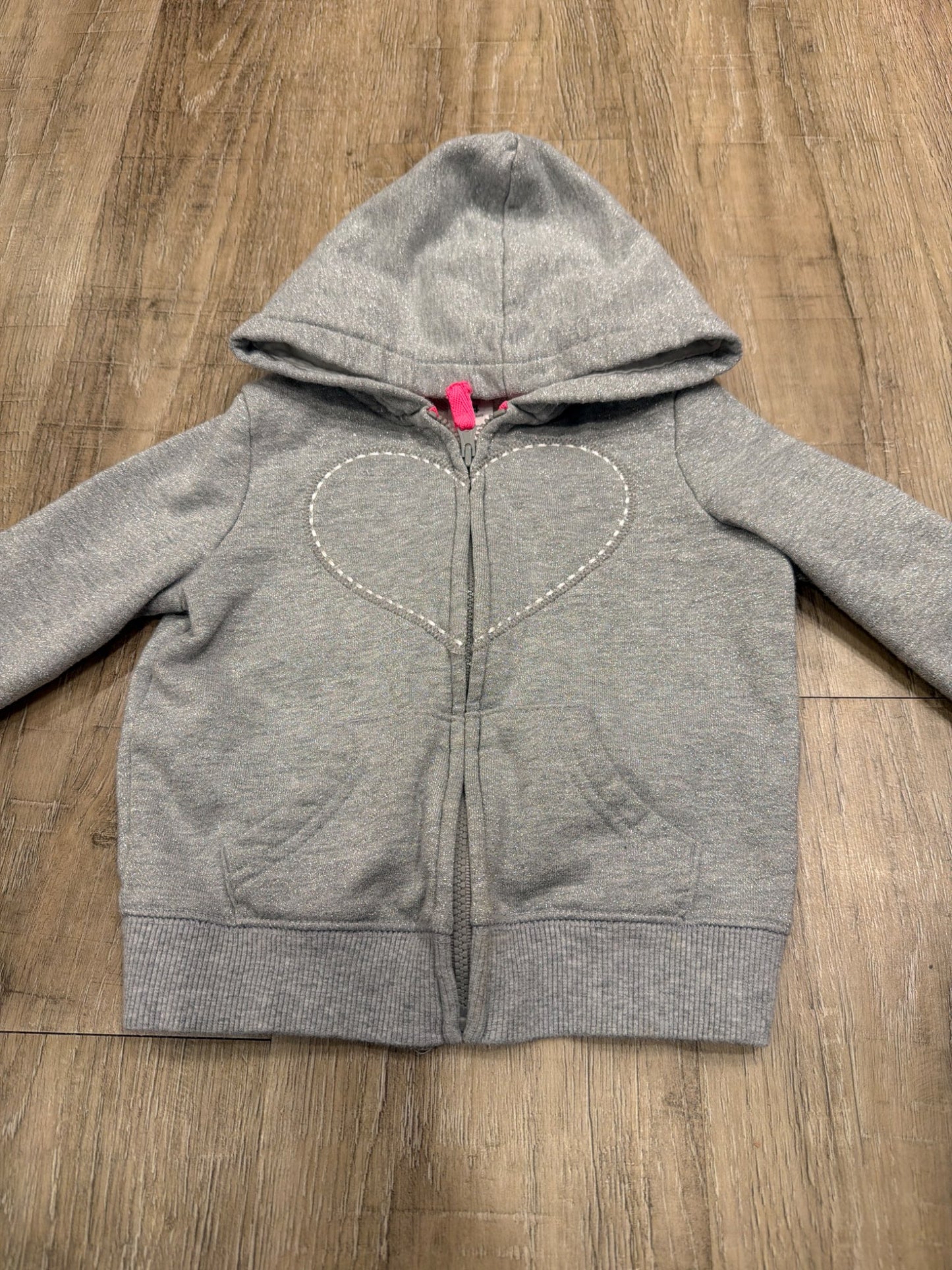 *Carters silver 24 month heart sweater , Kids 24 Month (18-24M)
