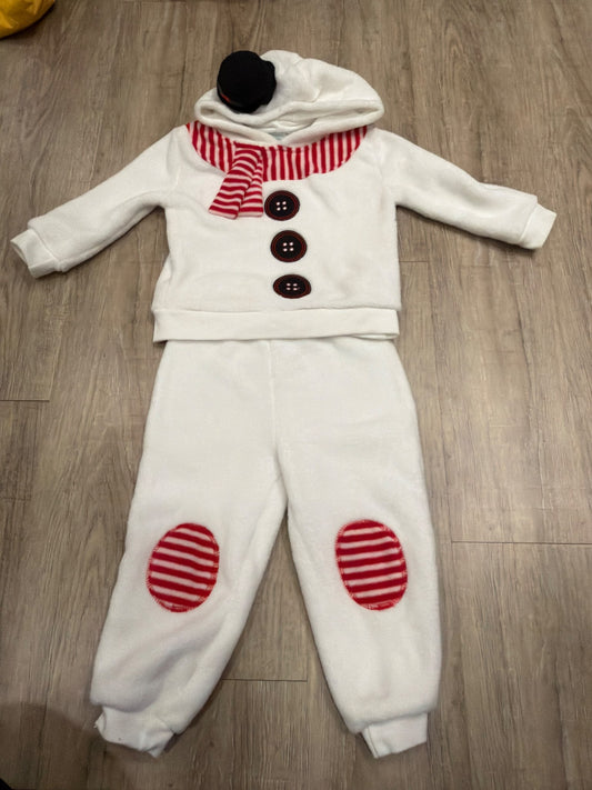 *Holiday matching fleece snowman top and pant set 18-24 months , Kids 24 Month (18-24M)