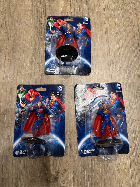 *New in package 2 Dc comics Superman figurines
