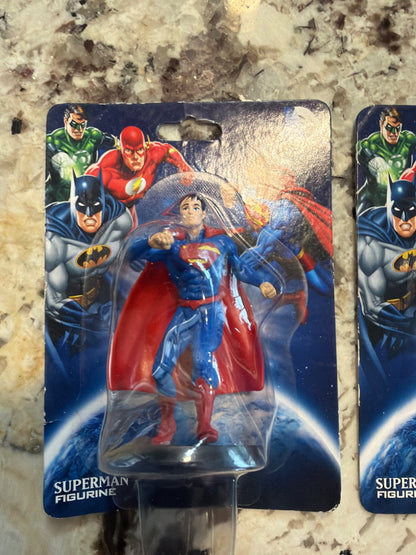 *New in package 2 Dc comics Superman figurines