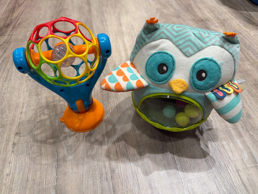 *Bundle of 2 baby sensory toys