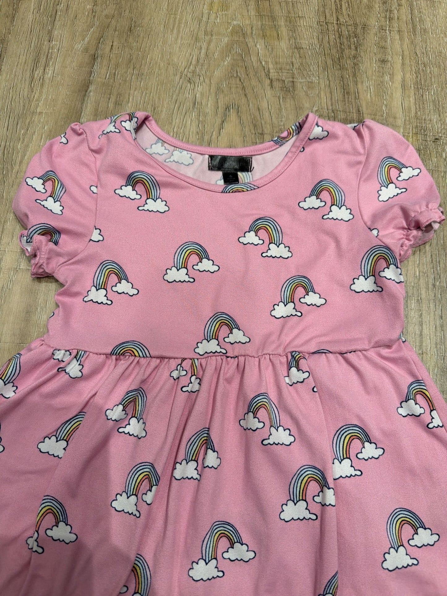 *Brand picapini rainbow size 6 dress , Kids 6/6X