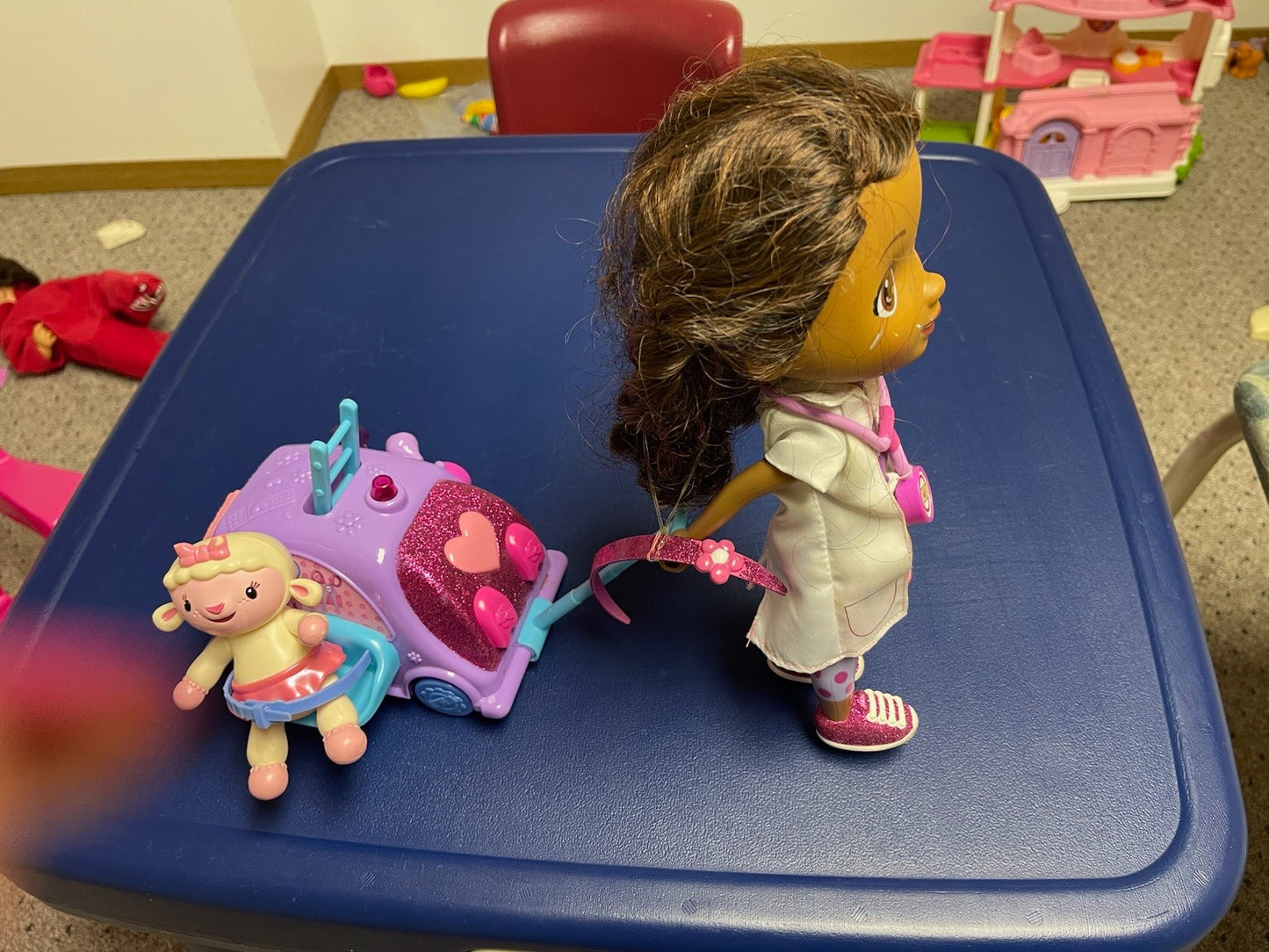 *Doc Mcsruffins doll and accessories