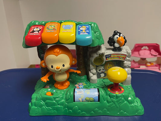 *Learning monkey  toy makes sounds and moves with joystick