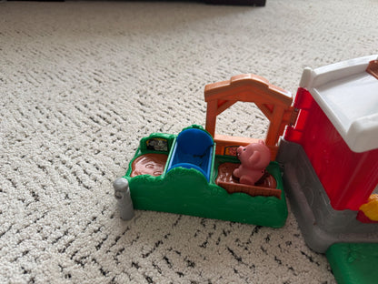 Deluxe little people farm set with carasousel