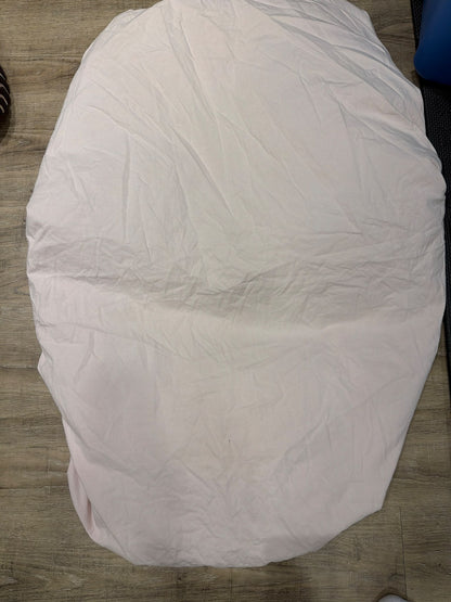 * Kushies organic pink crib sheet