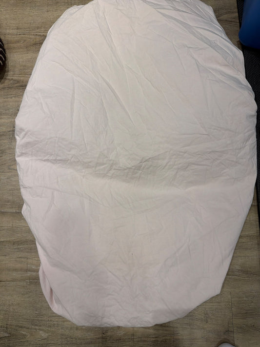 * Kushies organic pink crib sheet
