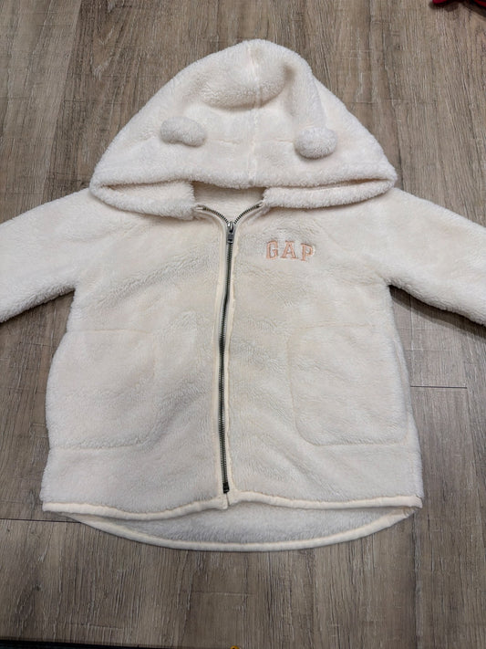 *Gap fleece soft white  jacket 4T, Kids 4/4T