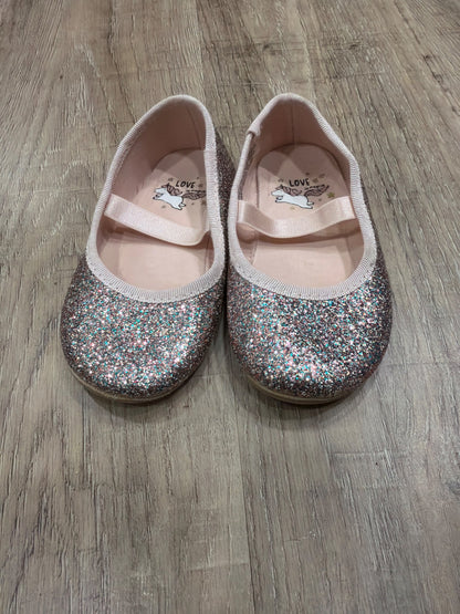 *H and m dressy sparkle unicorn shoes size 6, Shoes 6 (Walkers:12-24 mth)