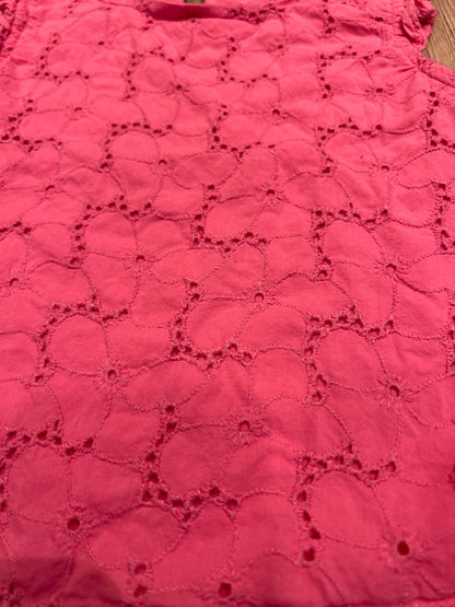 *Joe fresh 3T pink dress shirt with lace flower overlay, Kids 3T