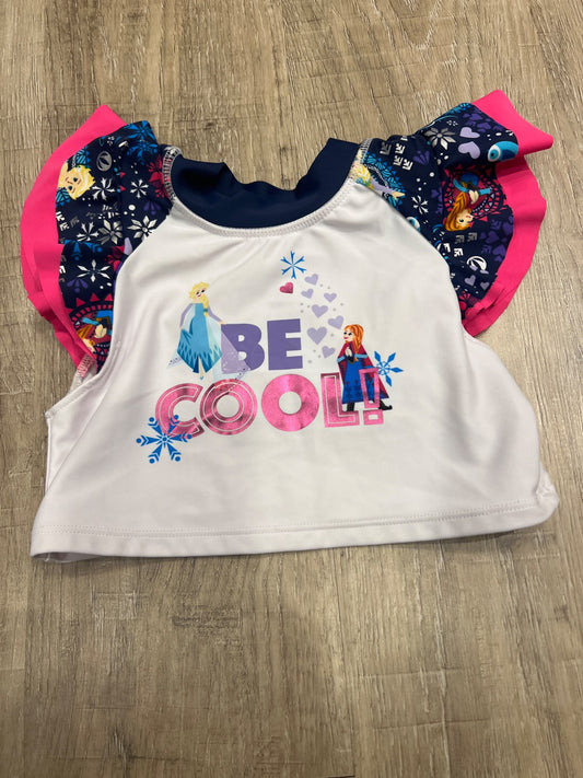 *3T Disney store frozen Elsa and Anna rash guard swimsuit , Kids 3T
