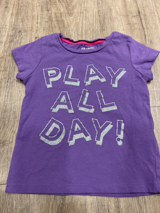 *Joe Fresh 3T purple play all day shirt, Kids 3T