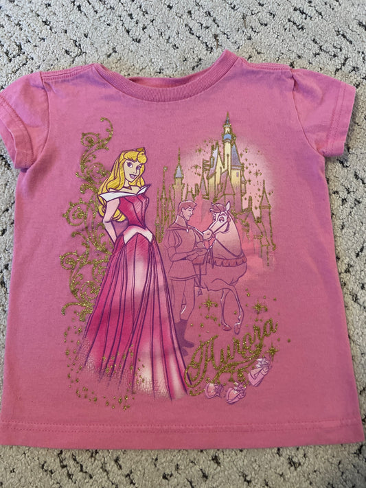 *Disney Aurora sleeping beauty pink shirt size 3T (size 2/3), Kids 3T