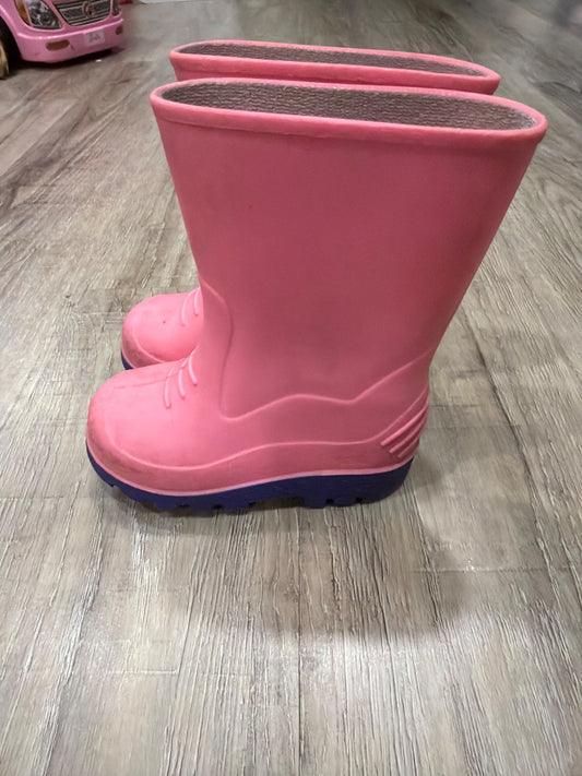 *Size 7 pink rubber boots, Shoes 7 (Walkers:12-24 mth)