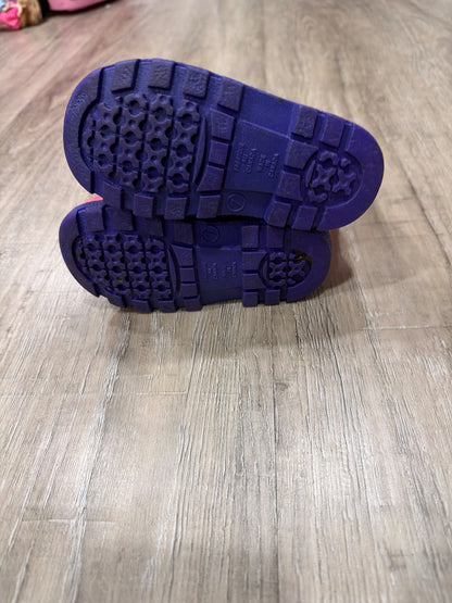 *Size 7 pink rubber boots, Shoes 7 (Walkers:12-24 mth)