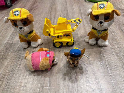 *Paw patrol set including Ty stuffies and truck