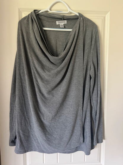 Brand Motherhood grey nursing sweater retails $85 (3), Maternity L (12-14)