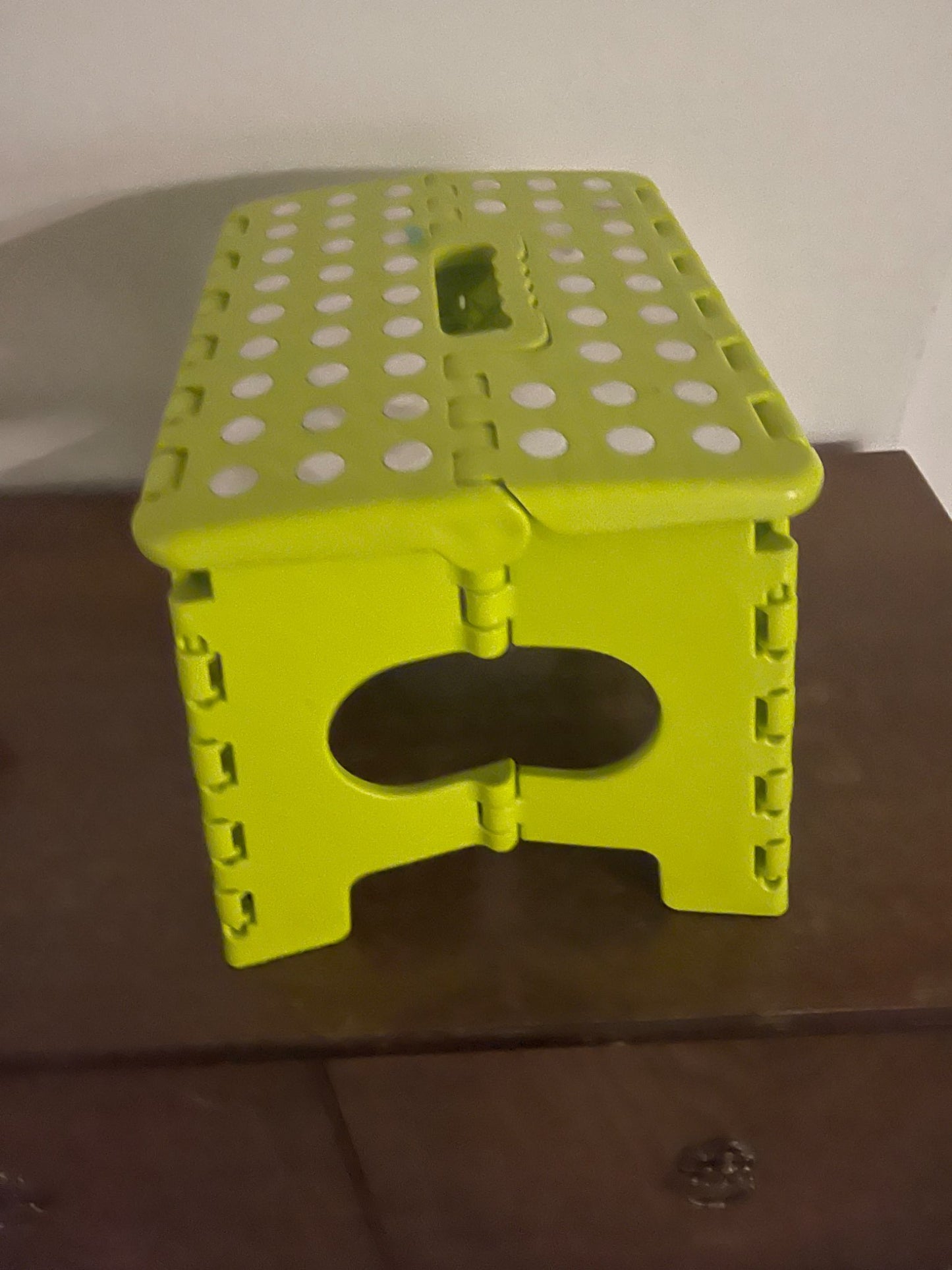 Folding step stool