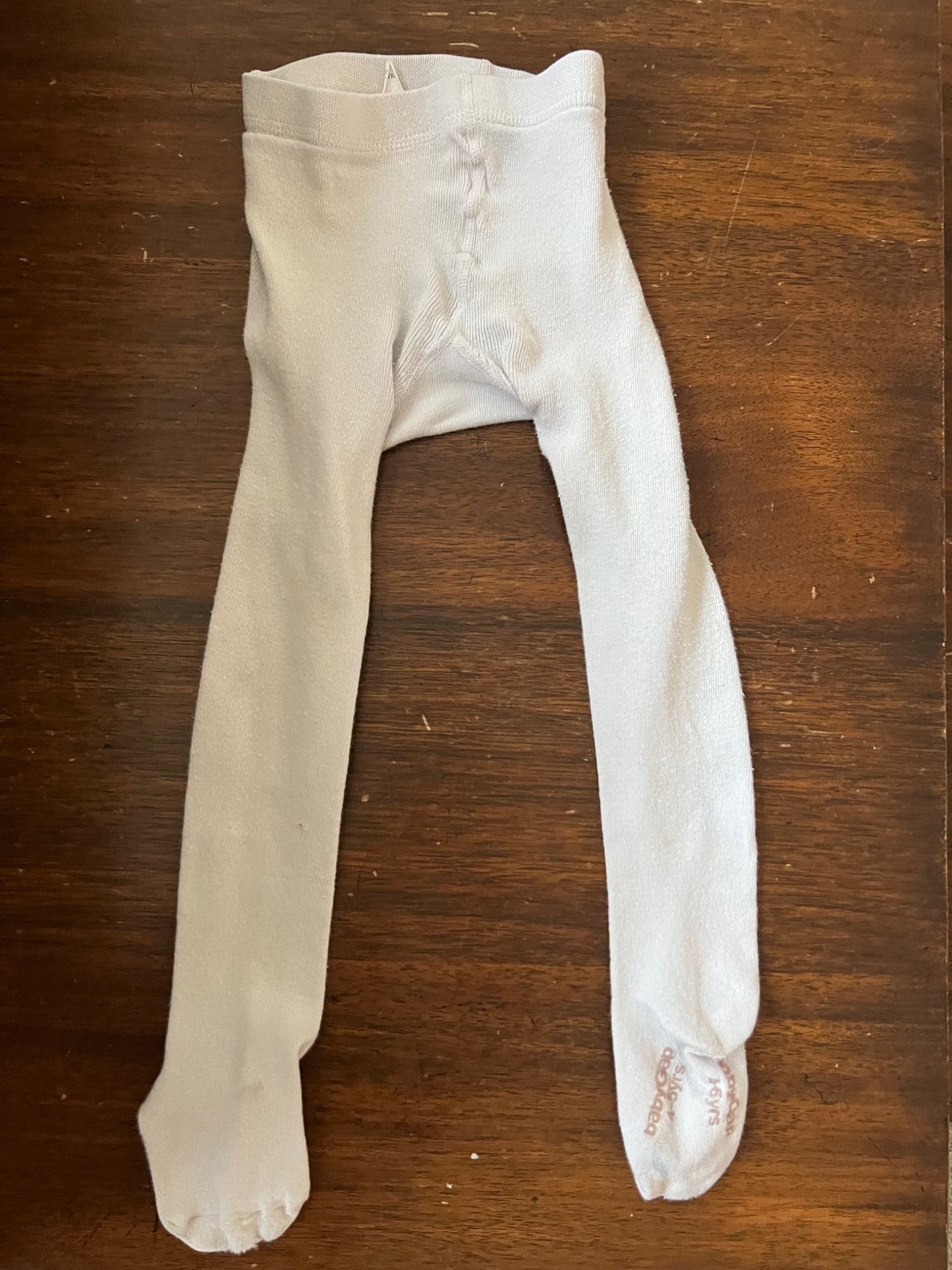 Gap white cable knit tights 4-5 yrs old