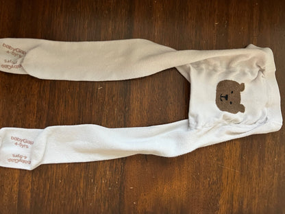 Gap white cable knit tights 4-5 yrs old