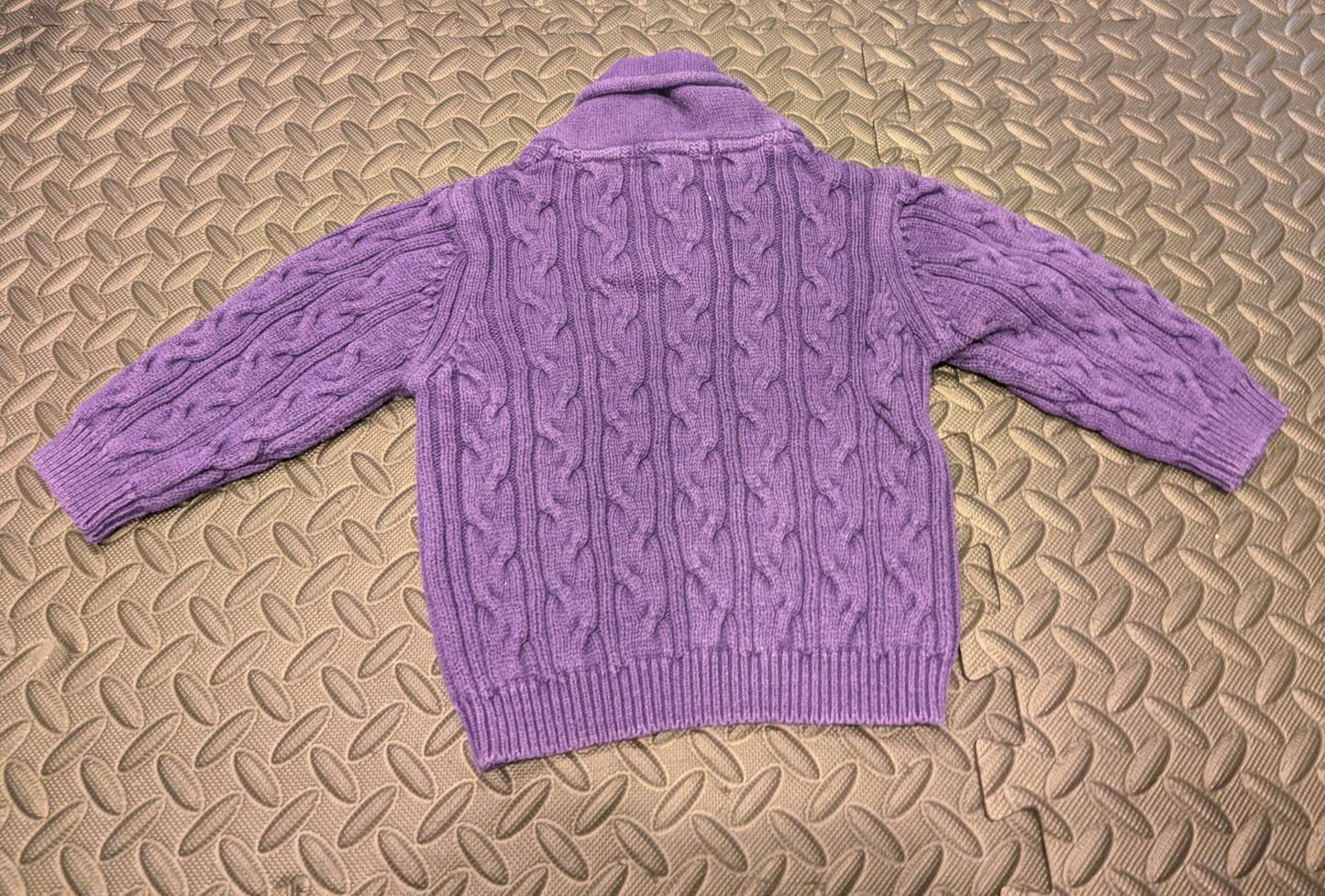 Janie and jack purple knit sweater 12-18m, Kids 18 Month (12-18M)