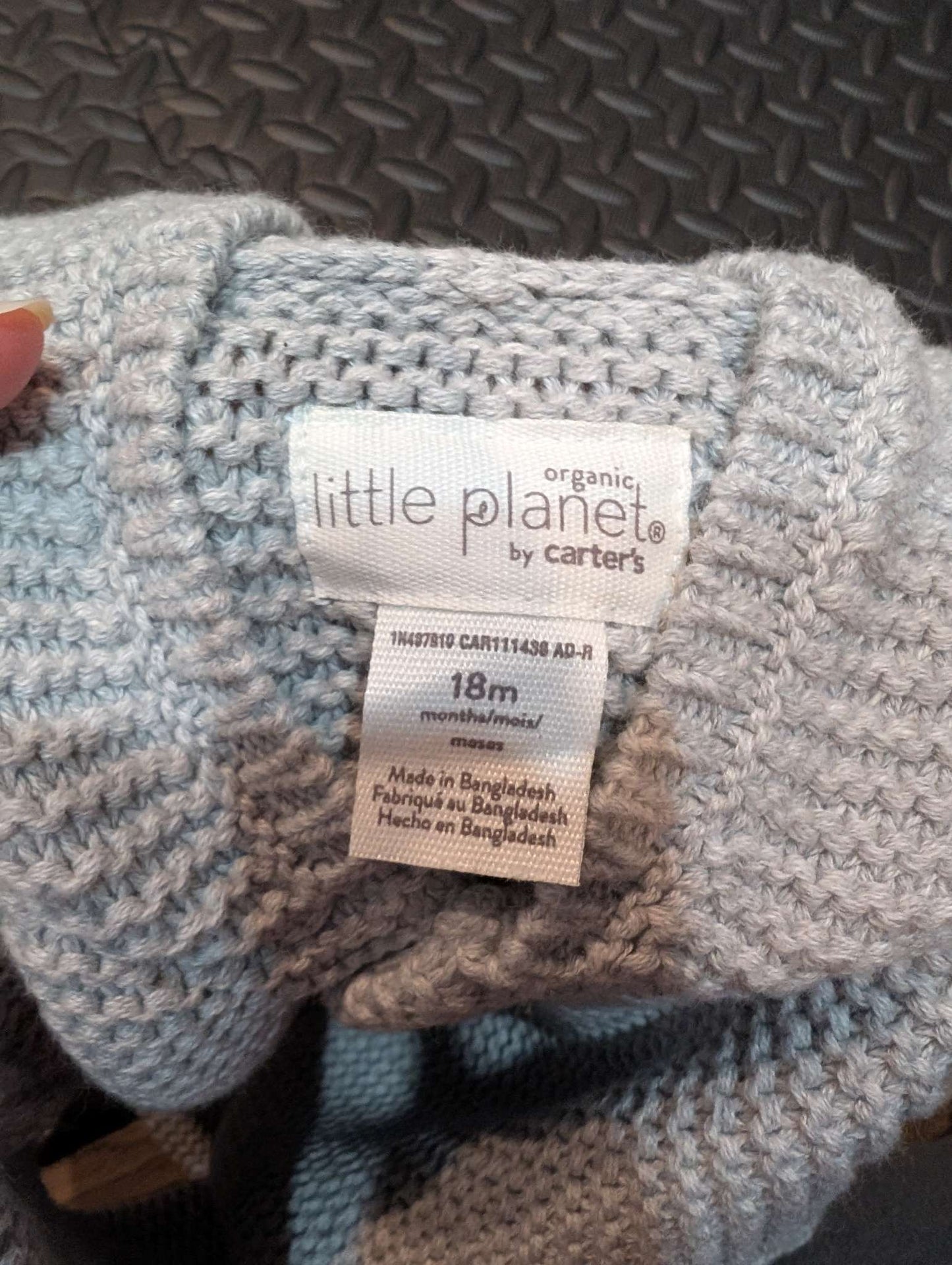 Light grey knit sweater 18m, Kids 18 Month (12-18M)