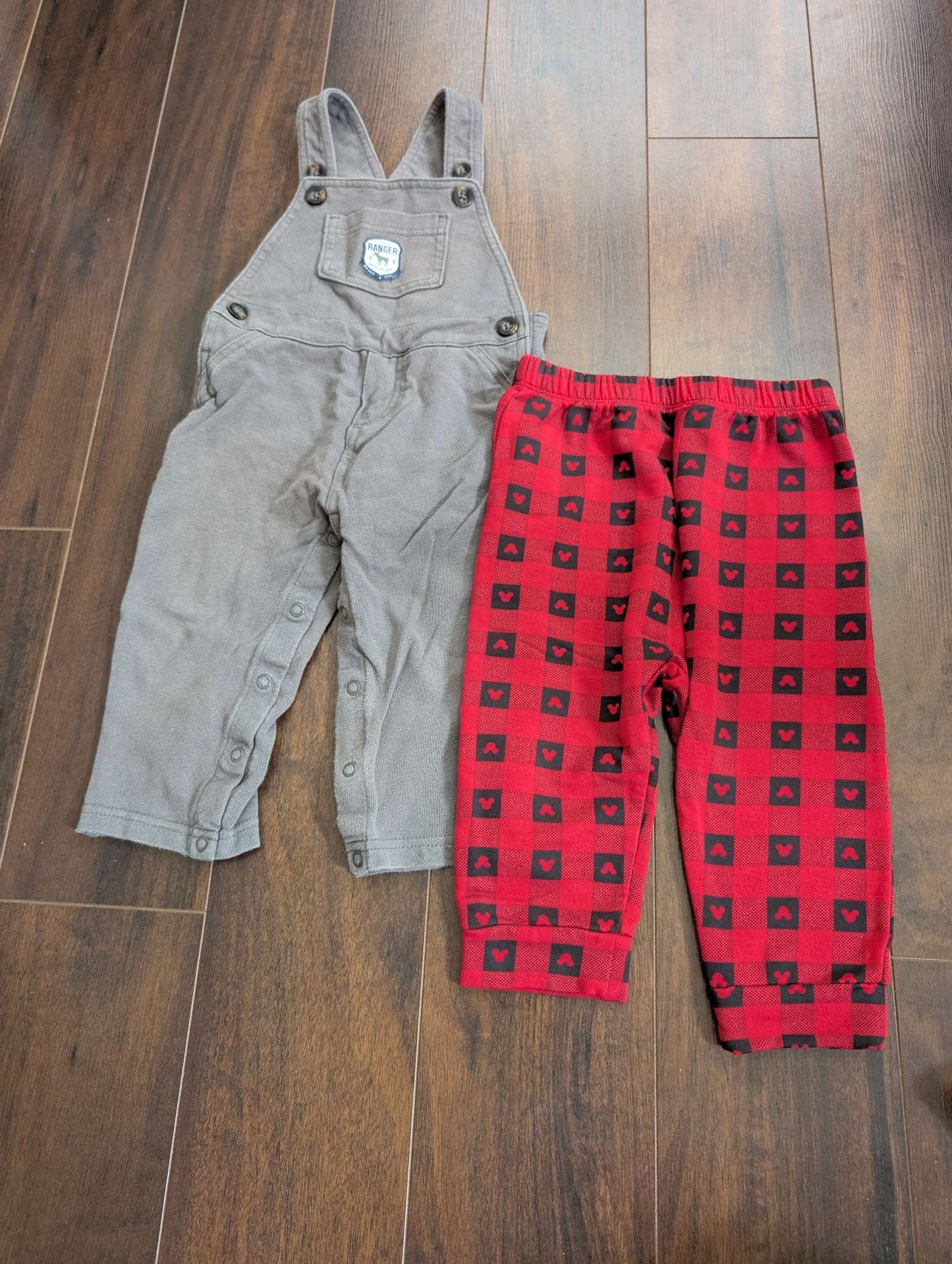 Overalls and mickey pants 12-18m, Kids 18 Month (12-18M)