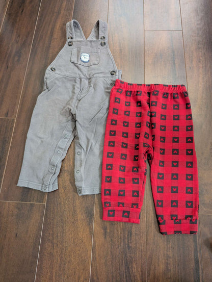 Overalls and mickey pants 12-18m, Kids 18 Month (12-18M)